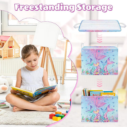 Collapsible Storage Basket Collapsible Fabric Laundry Basket with Handles