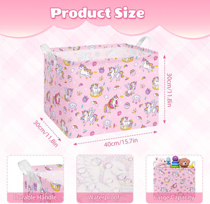 Collapsible Storage Basket Collapsible Fabric Laundry Basket with Handles