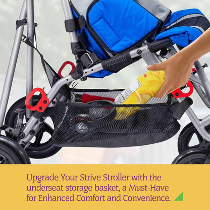 Underseat Basket for Strive Adaptive Stroller – Universal Stroller Storage Organizer, Fits All Four Strive Special Needs Stroller Sizes, Durable & Practical Accessory for Stroller