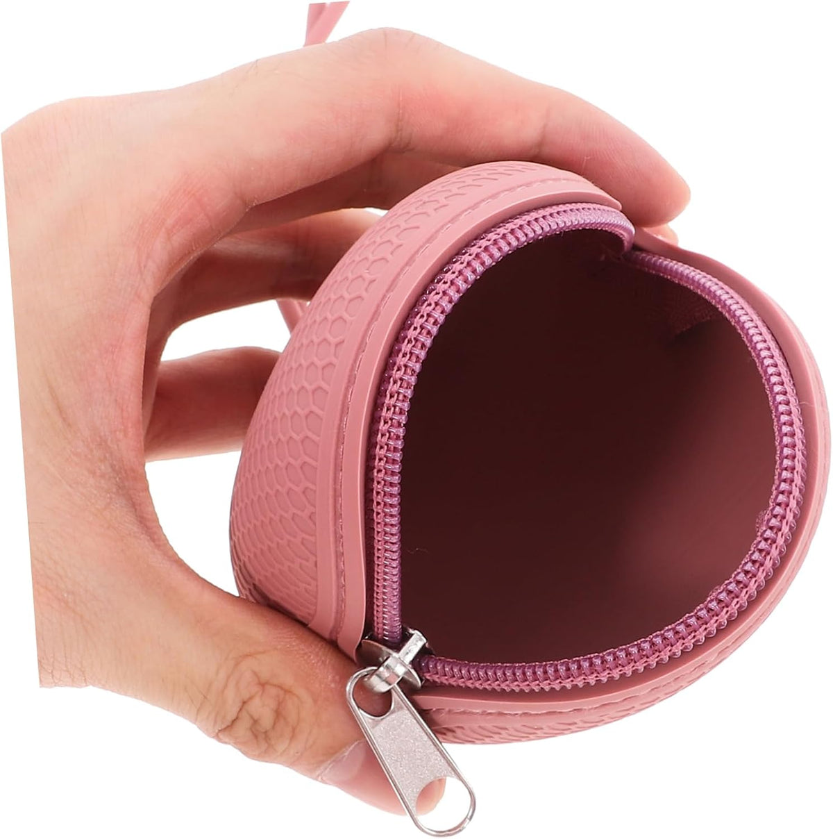 Silicone Pacifier Storage Pouch Washable Travel Case for Pacifiers Keys and Coins Detachable Design for Moms Go