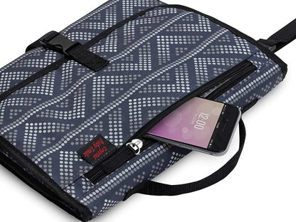 Waterproof Foldable Changing Mat for Newborns – Portable with Padded Cushion, Built-in Storage, Easy to Clean, Ideal for On-The-Go Diaper Changes