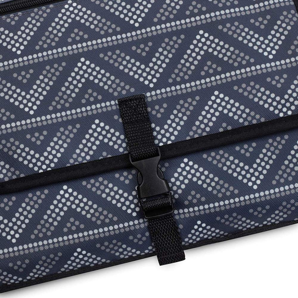 Waterproof Foldable Changing Mat for Newborns – Portable with Padded Cushion, Built-in Storage, Easy to Clean, Ideal for On-The-Go Diaper Changes