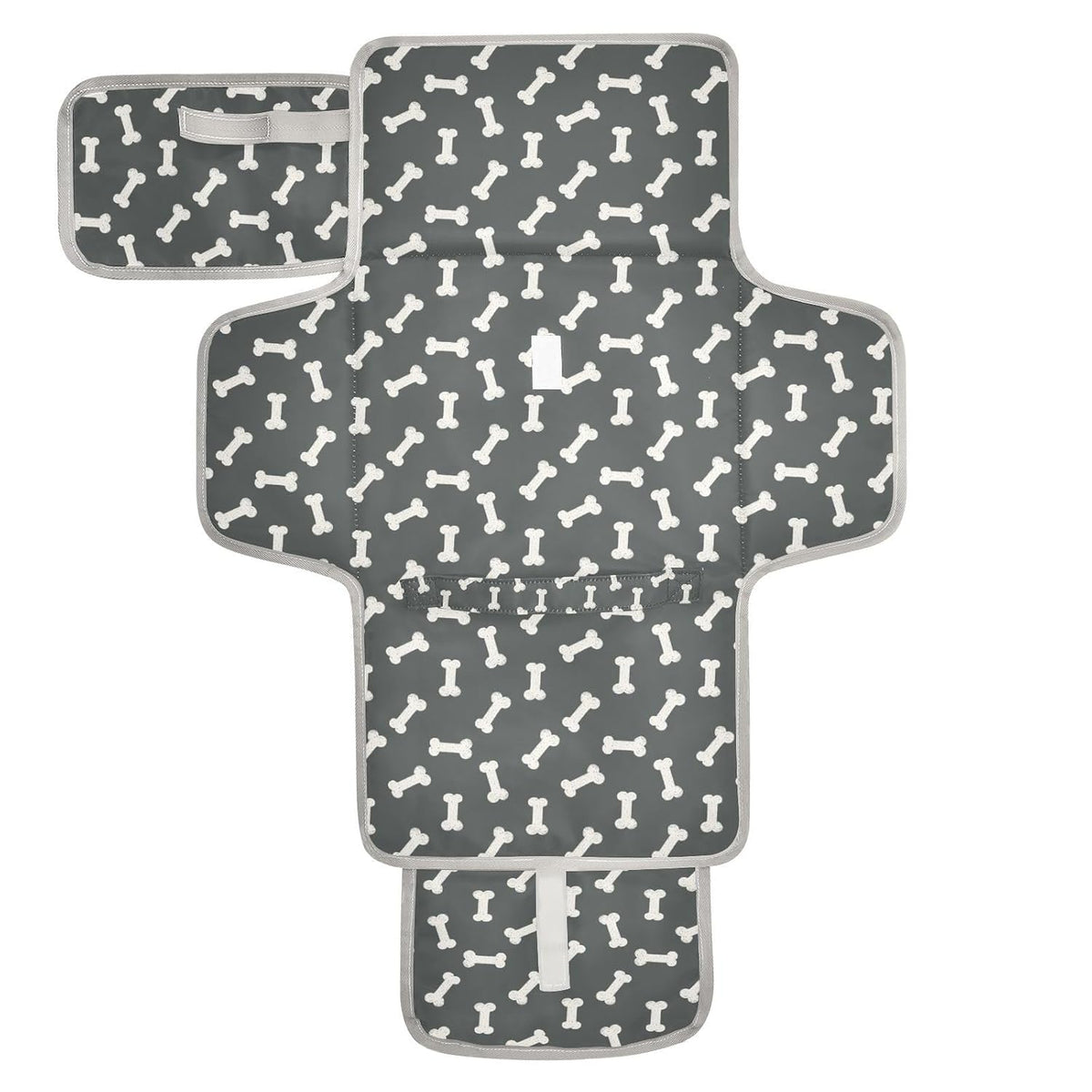 Woodland Deer Portable Diaper Changing Pad with Wipes Holder