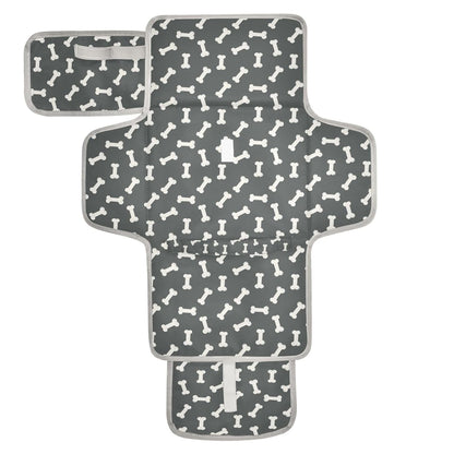 Woodland Deer Portable Diaper Changing Pad with Wipes Holder