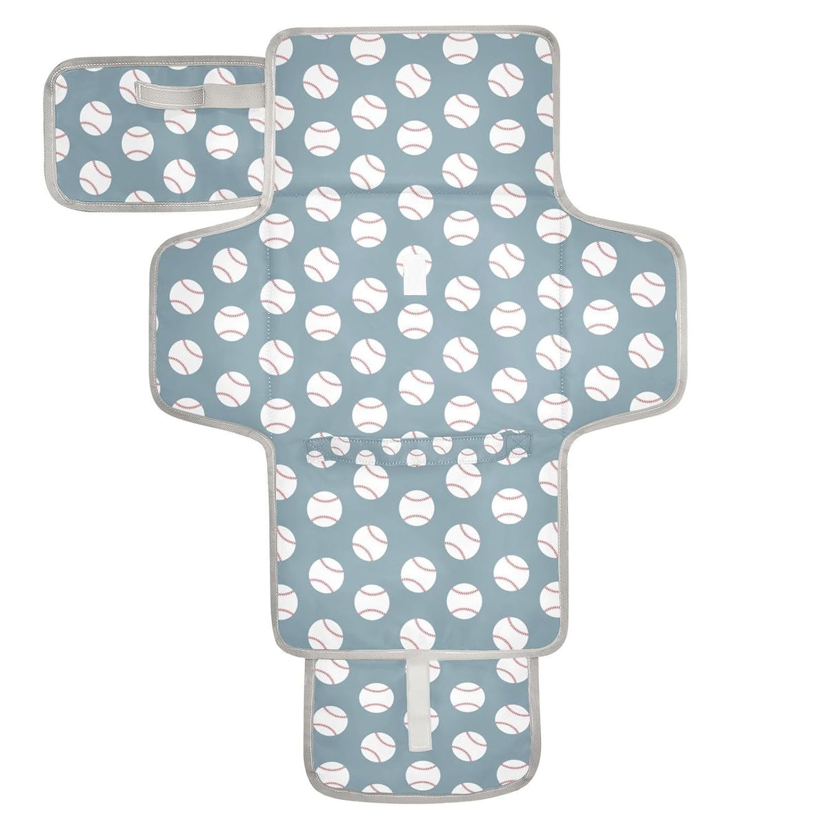 Woodland Deer Portable Diaper Changing Pad with Wipes Holder
