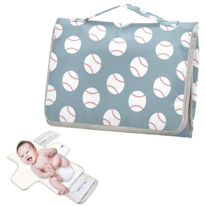Woodland Deer Portable Diaper Changing Pad with Wipes Holder