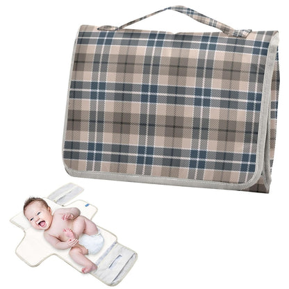 Woodland Deer Portable Diaper Changing Pad with Wipes Holder