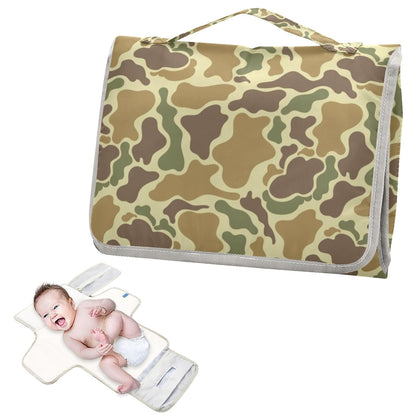 Woodland Deer Portable Diaper Changing Pad with Wipes Holder