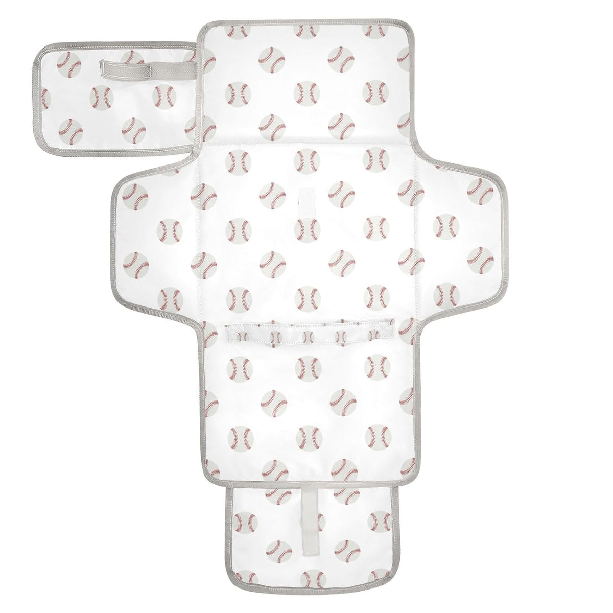 Woodland Deer Portable Diaper Changing Pad with Wipes Holder