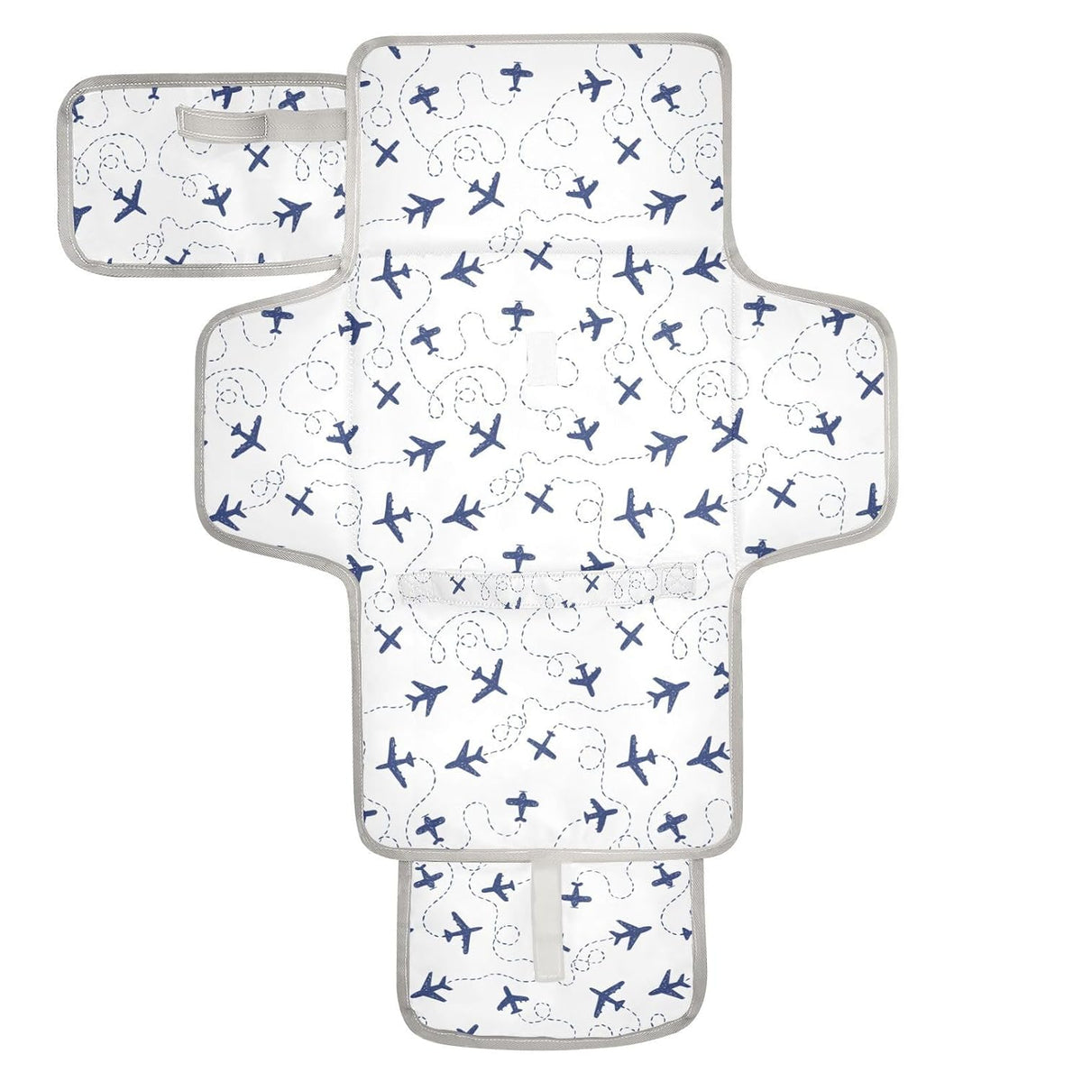 Woodland Deer Portable Diaper Changing Pad with Wipes Holder
