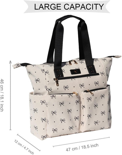 Diaper Tote Bag Totepack Backpack 2 in 1 for Women Multifunctional Large Capacity with Insulated Pockets Travel