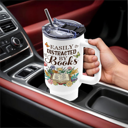 40oz Bows Tumbler Gifts for Women, Bows Water Bottle with Handle & Straw