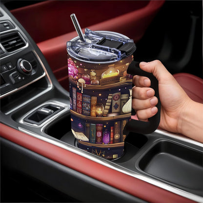 40oz Bows Tumbler Gifts for Women, Bows Water Bottle with Handle & Straw