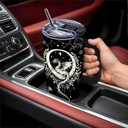 40oz Bows Tumbler Gifts for Women, Bows Water Bottle with Handle & Straw