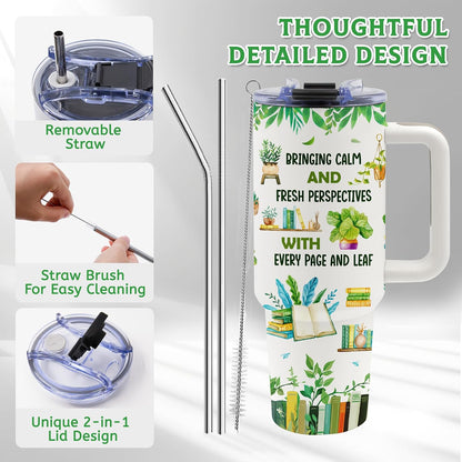 40oz Bows Tumbler Gifts for Women, Bows Water Bottle with Handle & Straw