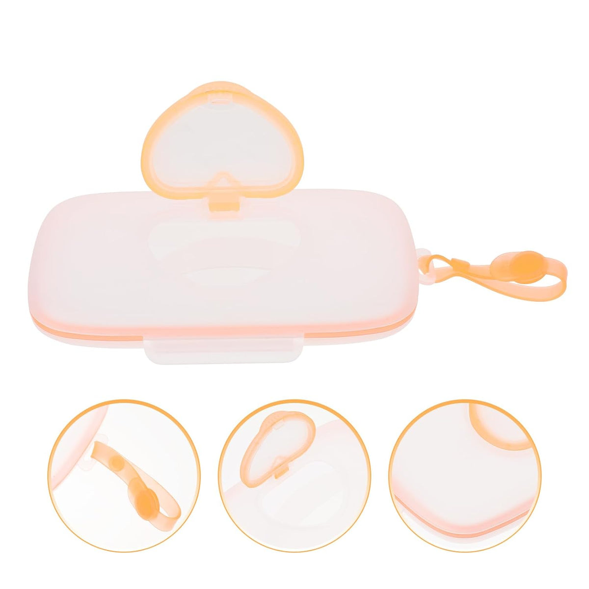 Wet Wipe Holder, Baby Wipes Travel Case, Portable Refillable Baby Wipes Dispenser Case, Wipes Carrying Holder for Home Outdoor Travel