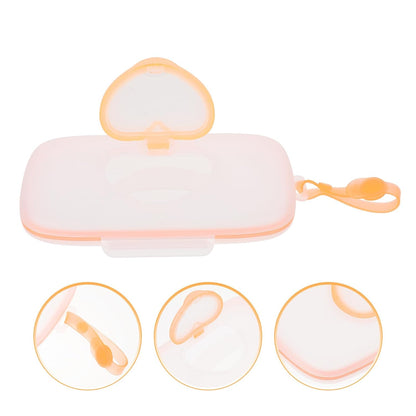 Wet Wipe Holder, Baby Wipes Travel Case, Portable Refillable Baby Wipes Dispenser Case, Wipes Carrying Holder for Home Outdoor Travel