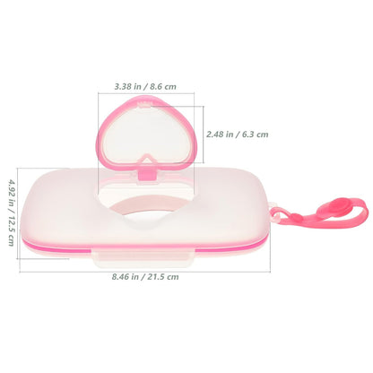 Wet Wipe Holder, Baby Wipes Travel Case, Portable Refillable Baby Wipes Dispenser Case, Wipes Carrying Holder for Home Outdoor Travel