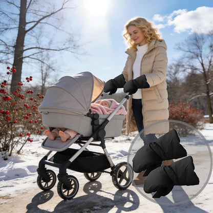 Baby Stroller Warm Muffs Gloves Winter Universal Hand Warmer Mittens
