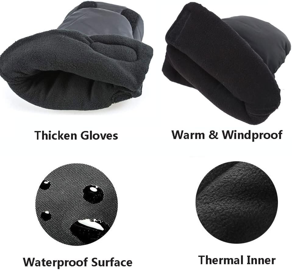 Baby Stroller Warm Muffs Gloves Winter Universal Hand Warmer Mittens