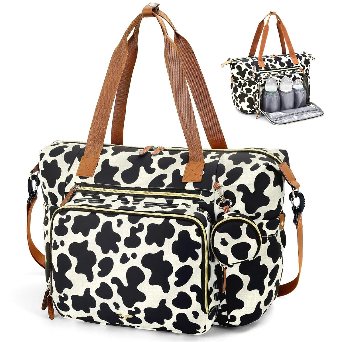 Diaper Bag Tote, Large Baby Hospital Bag for Labor Delivery Mom