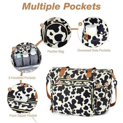 Diaper Bag Tote, Large Baby Hospital Bag for Labor Delivery Mom