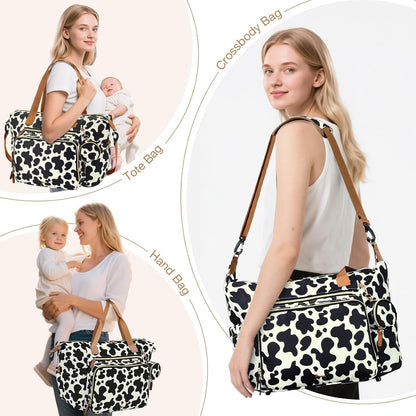 Diaper Bag Tote, Large Baby Hospital Bag for Labor Delivery Mom