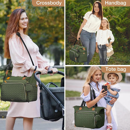 Diaper Bag Tote, Large Baby Hospital Bag for Labor Delivery Mom
