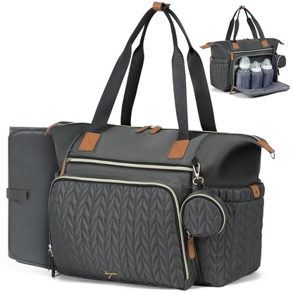 Diaper Bag Tote, Large Baby Hospital Bag for Labor Delivery Mom