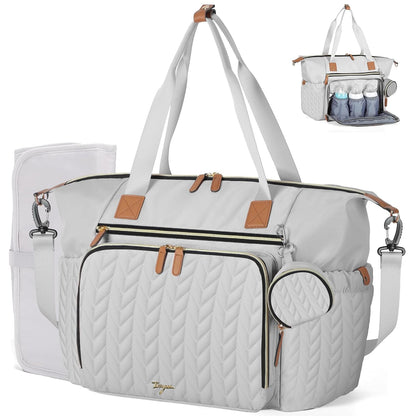 Diaper Bag Tote, Large Baby Hospital Bag for Labor Delivery Mom