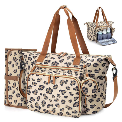 Diaper Bag Tote, Large Baby Hospital Bag for Labor Delivery Mom