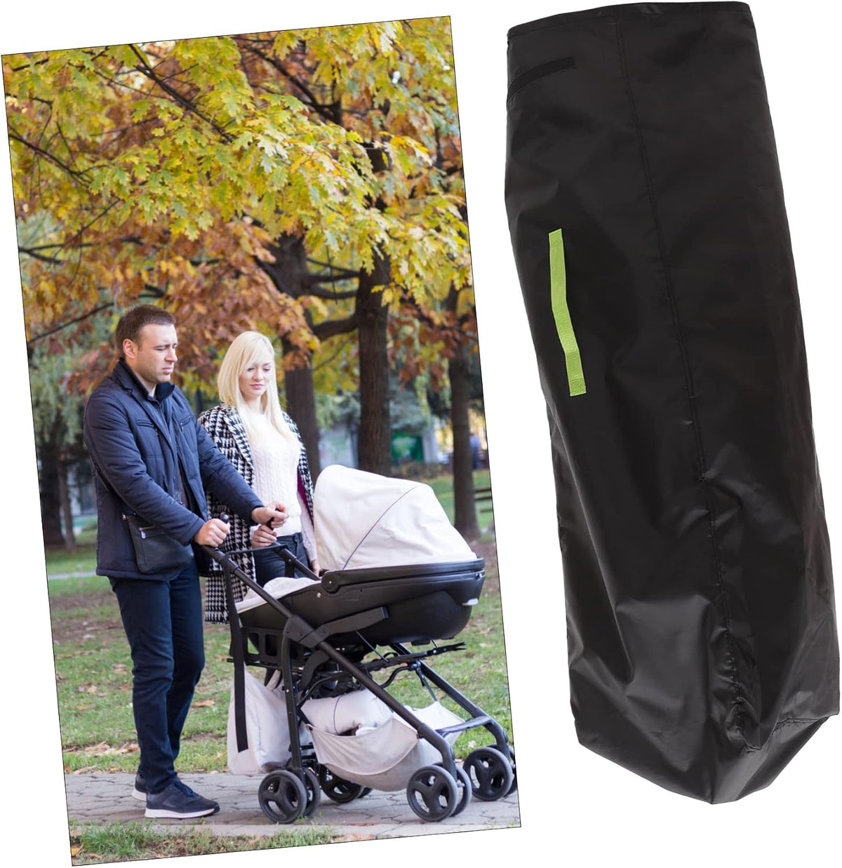 Stroller for Airplane Multi-function Storage Bag Single Shoulder Strap for Easy Carrying of Stroller during Travel