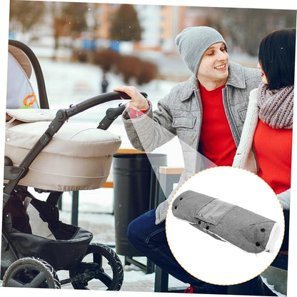 Insulated Stroller Hand Mittens for Windproof and Warm Pushchair Gloves Detachable Design for Easy Attachment Comfortable Material for Cold Weather Use