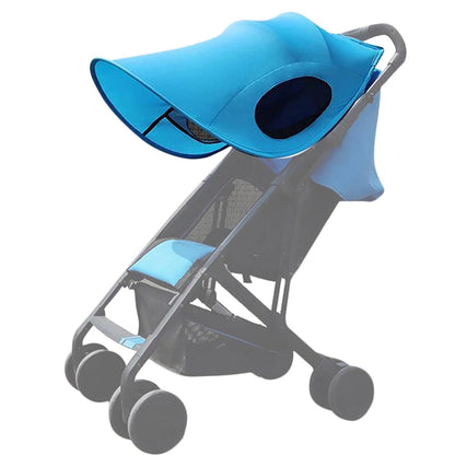 Baby Stroller Sun Shade Universal UV Protection Stroller Sunscreen Cover Pushchair Blackout Canopy Windshield Shade Extender (Only Sun Cover)