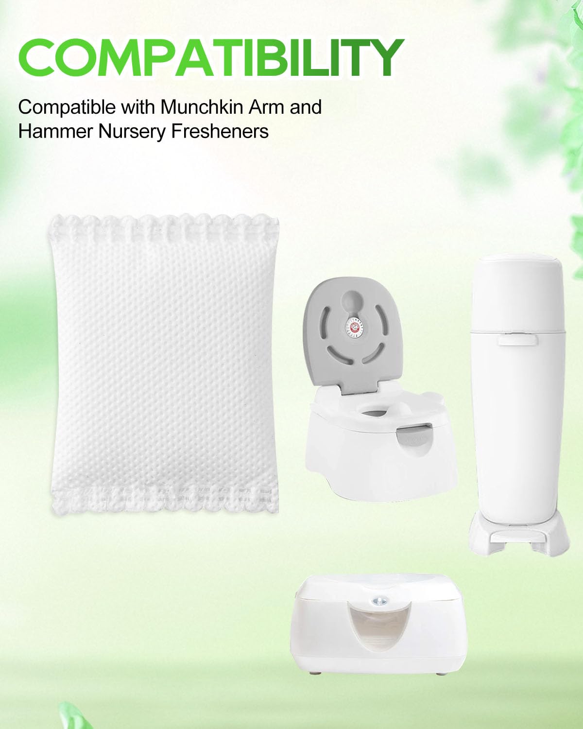 2" Diaper Pail Deodorizer Odor Absorber