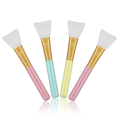 4pcs Silicone Face Mask Applicators, Hairless Facial Brushes for Mud