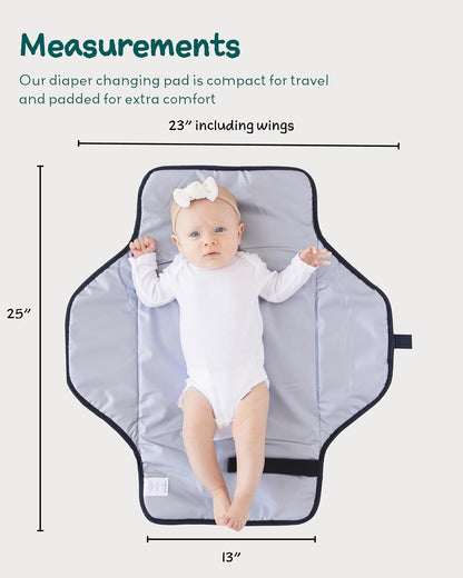 Diaper Caddy + Portable Changing Pad Bundle