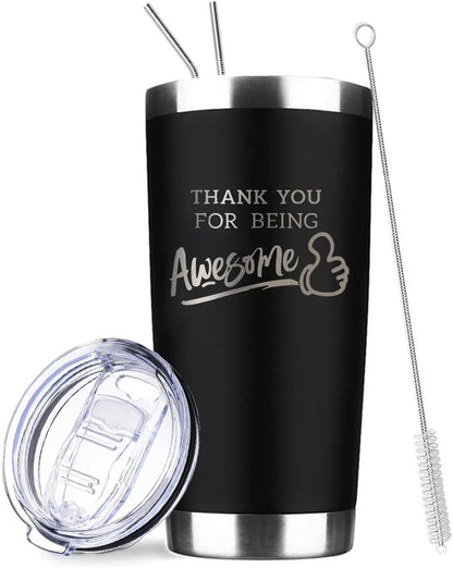 To My Bestie Tumbler 20oz - Gifts for Best Friend Women, My Soul Sister,Side Kick Cup - Stainless Steel Insulated Travel Mug with Lid - Christmas Birthday Friendship Present for BFF,Female Friend,Sis