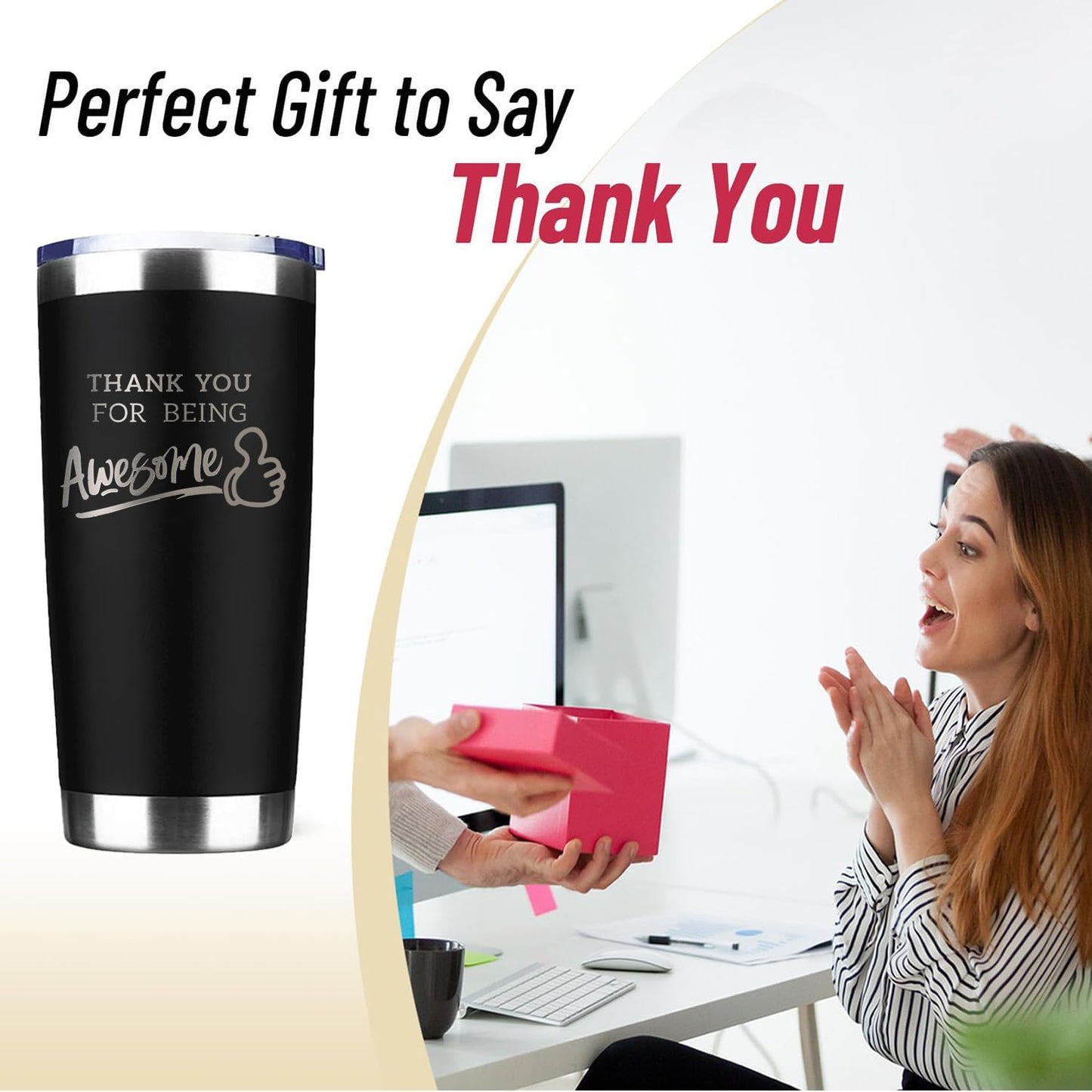 To My Bestie Tumbler 20oz - Gifts for Best Friend Women, My Soul Sister,Side Kick Cup - Stainless Steel Insulated Travel Mug with Lid - Christmas Birthday Friendship Present for BFF,Female Friend,Sis