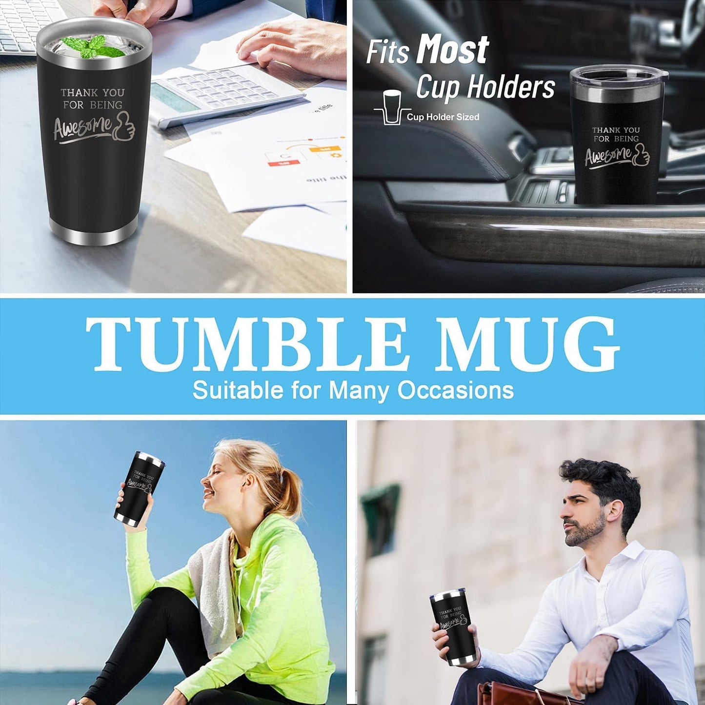 To My Bestie Tumbler 20oz - Gifts for Best Friend Women, My Soul Sister,Side Kick Cup - Stainless Steel Insulated Travel Mug with Lid - Christmas Birthday Friendship Present for BFF,Female Friend,Sis