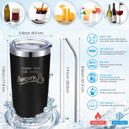 To My Bestie Tumbler 20oz - Gifts for Best Friend Women, My Soul Sister,Side Kick Cup - Stainless Steel Insulated Travel Mug with Lid - Christmas Birthday Friendship Present for BFF,Female Friend,Sis