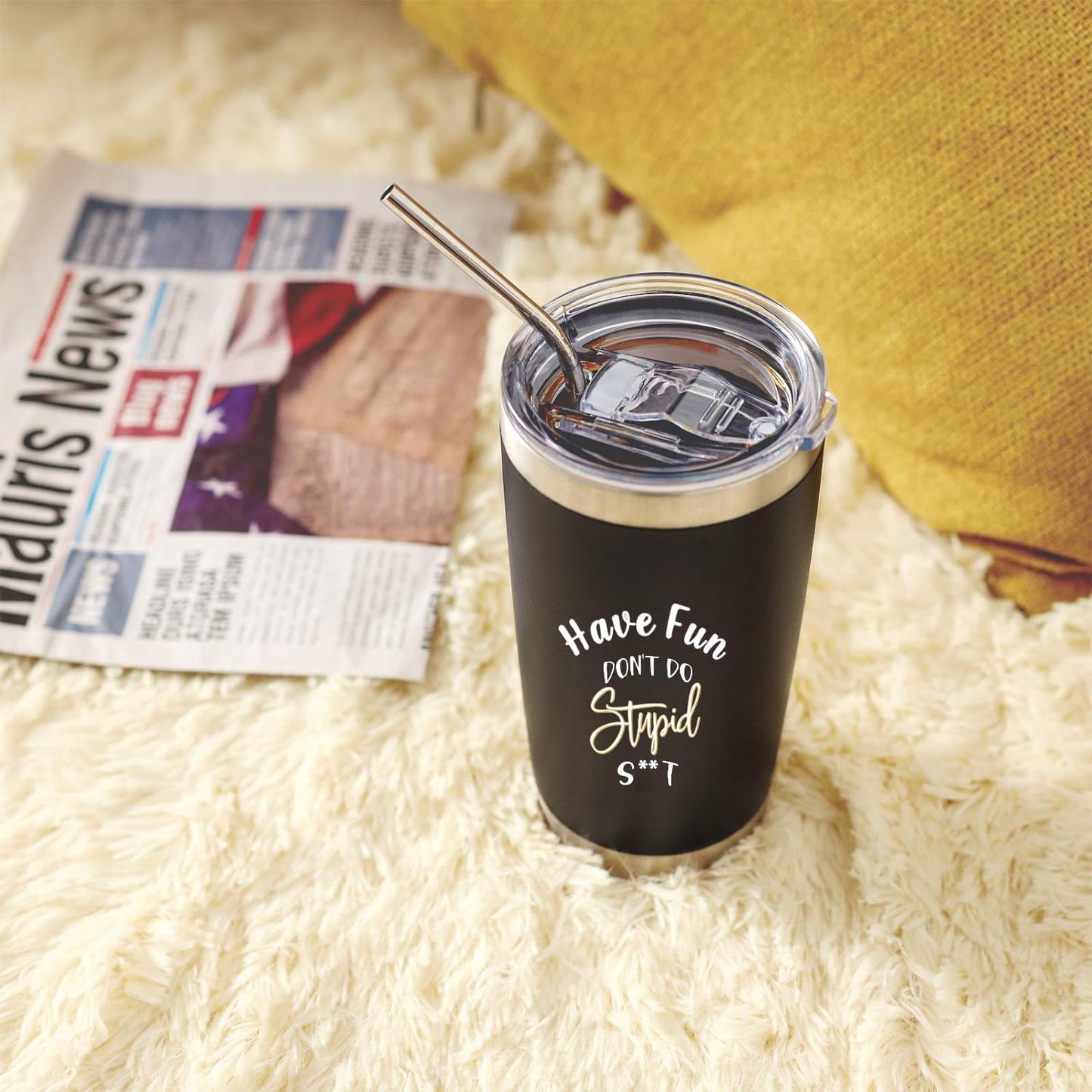 To My Bestie Tumbler 20oz - Gifts for Best Friend Women, My Soul Sister,Side Kick Cup - Stainless Steel Insulated Travel Mug with Lid - Christmas Birthday Friendship Present for BFF,Female Friend,Sis
