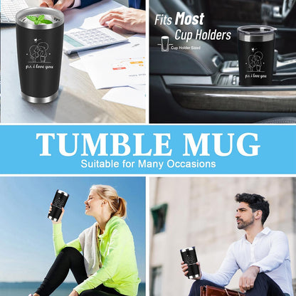 To My Bestie Tumbler 20oz - Gifts for Best Friend Women, My Soul Sister,Side Kick Cup - Stainless Steel Insulated Travel Mug with Lid - Christmas Birthday Friendship Present for BFF,Female Friend,Sis