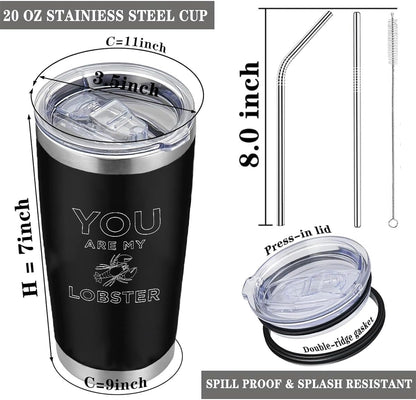To My Bestie Tumbler 20oz - Gifts for Best Friend Women, My Soul Sister,Side Kick Cup - Stainless Steel Insulated Travel Mug with Lid - Christmas Birthday Friendship Present for BFF,Female Friend,Sis