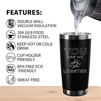 To My Bestie Tumbler 20oz - Gifts for Best Friend Women, My Soul Sister,Side Kick Cup - Stainless Steel Insulated Travel Mug with Lid - Christmas Birthday Friendship Present for BFF,Female Friend,Sis