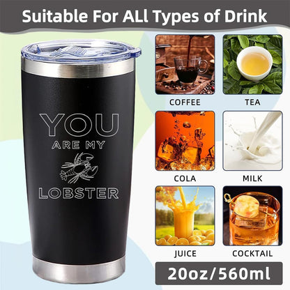 To My Bestie Tumbler 20oz - Gifts for Best Friend Women, My Soul Sister,Side Kick Cup - Stainless Steel Insulated Travel Mug with Lid - Christmas Birthday Friendship Present for BFF,Female Friend,Sis