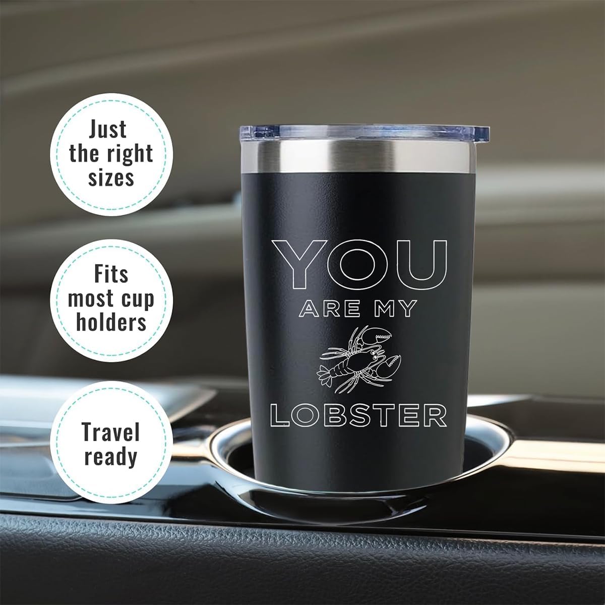 To My Bestie Tumbler 20oz - Gifts for Best Friend Women, My Soul Sister,Side Kick Cup - Stainless Steel Insulated Travel Mug with Lid - Christmas Birthday Friendship Present for BFF,Female Friend,Sis
