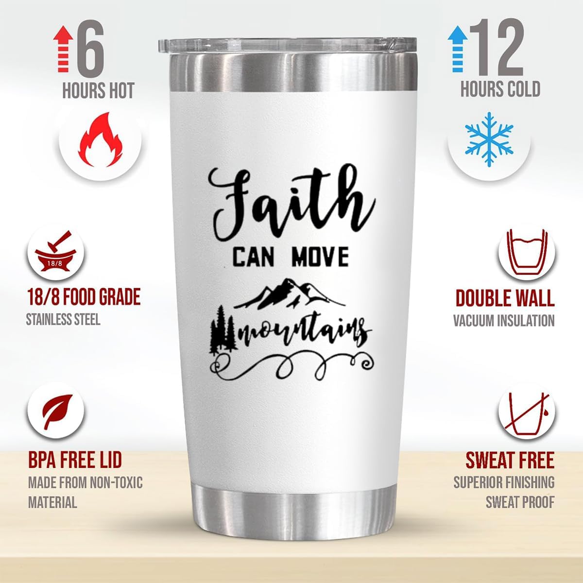 To My Bestie Tumbler 20oz - Gifts for Best Friend Women, My Soul Sister,Side Kick Cup - Stainless Steel Insulated Travel Mug with Lid - Christmas Birthday Friendship Present for BFF,Female Friend,Sis