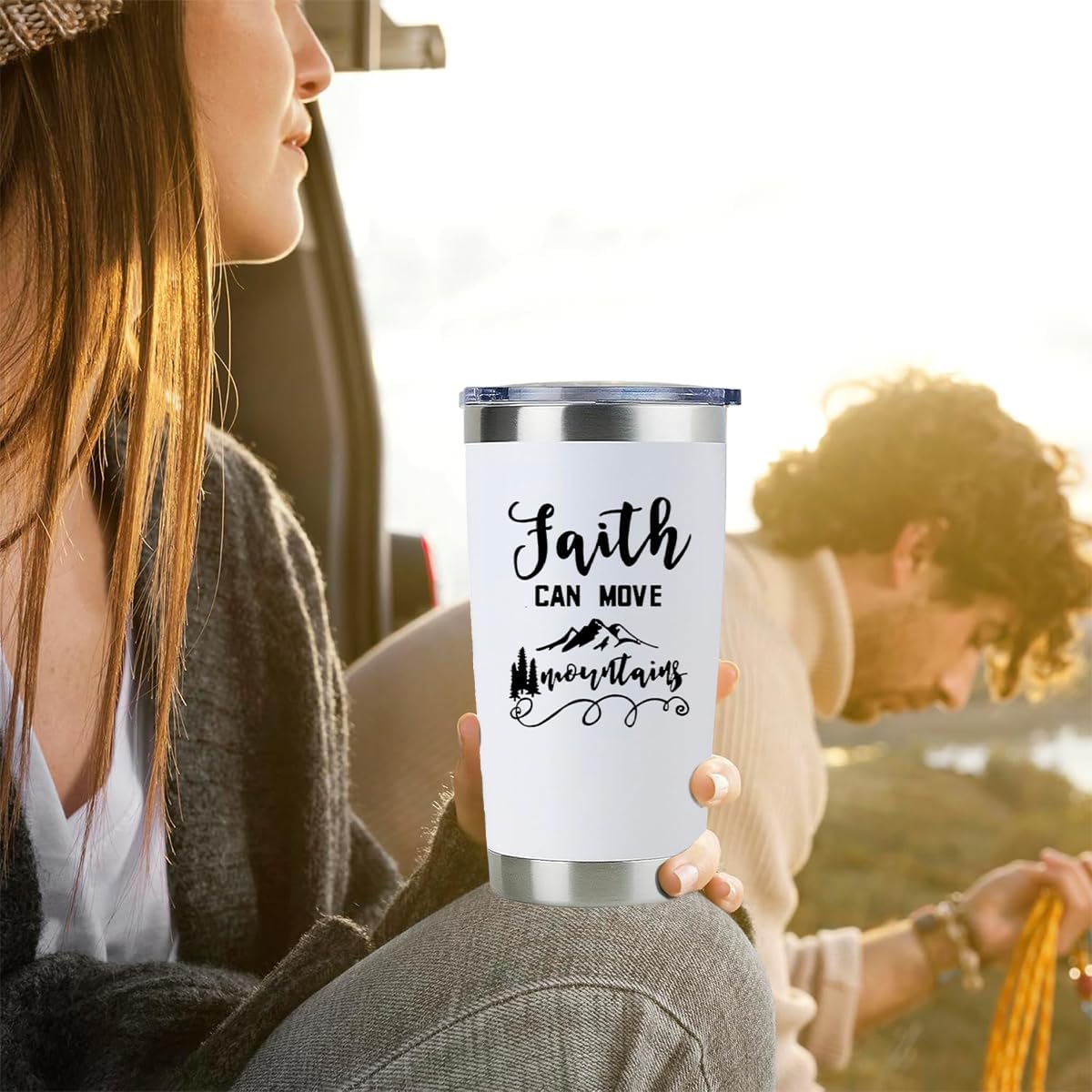 To My Bestie Tumbler 20oz - Gifts for Best Friend Women, My Soul Sister,Side Kick Cup - Stainless Steel Insulated Travel Mug with Lid - Christmas Birthday Friendship Present for BFF,Female Friend,Sis