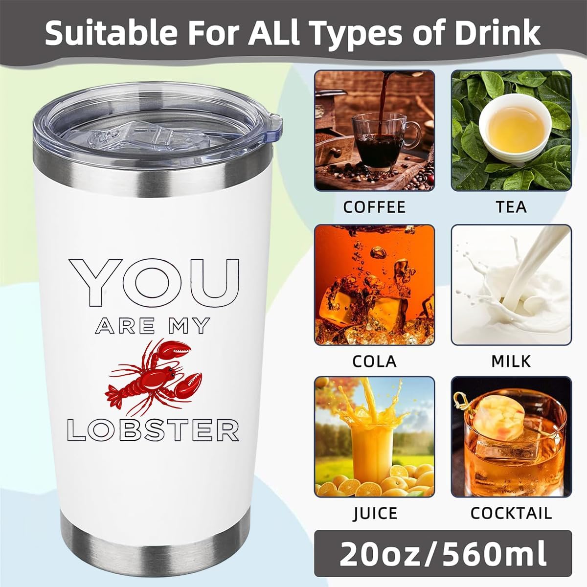 To My Bestie Tumbler 20oz - Gifts for Best Friend Women, My Soul Sister,Side Kick Cup - Stainless Steel Insulated Travel Mug with Lid - Christmas Birthday Friendship Present for BFF,Female Friend,Sis